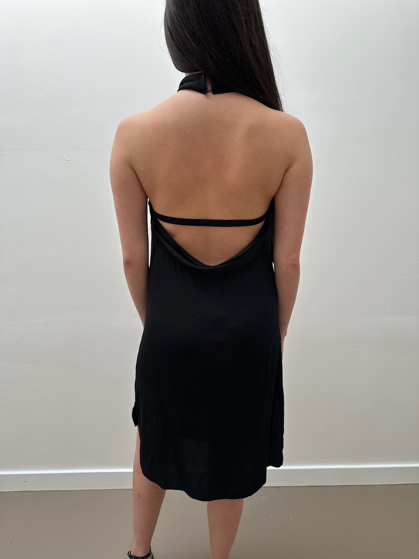 Diane von Furstenberg Silk Dress (M/L) - Black