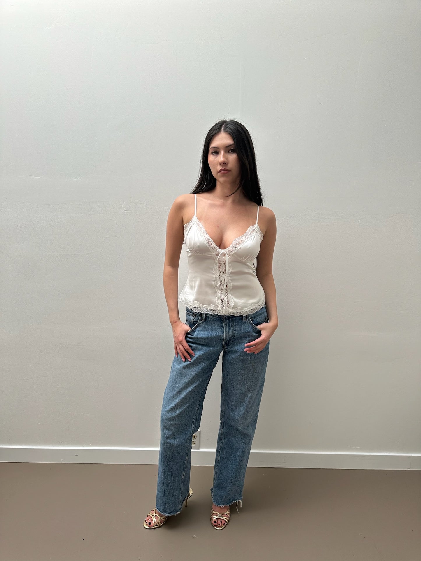 Blair Top in Ivory