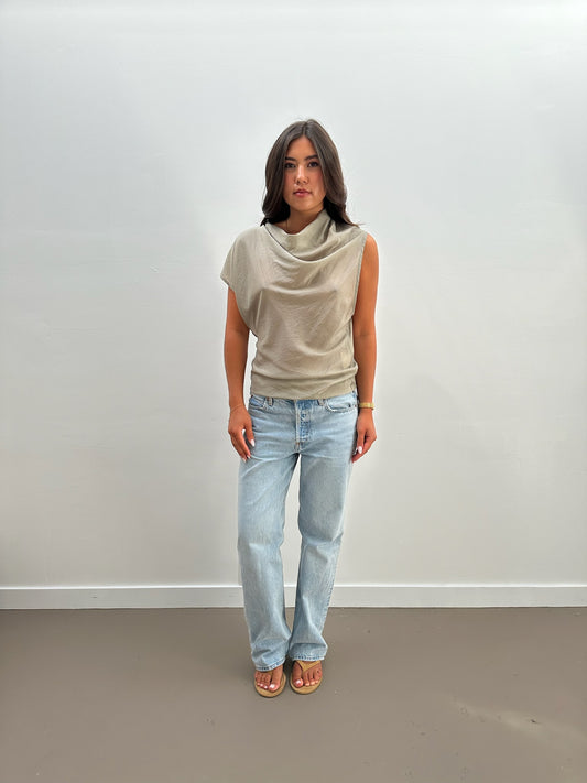 Reverie Top in Lichen