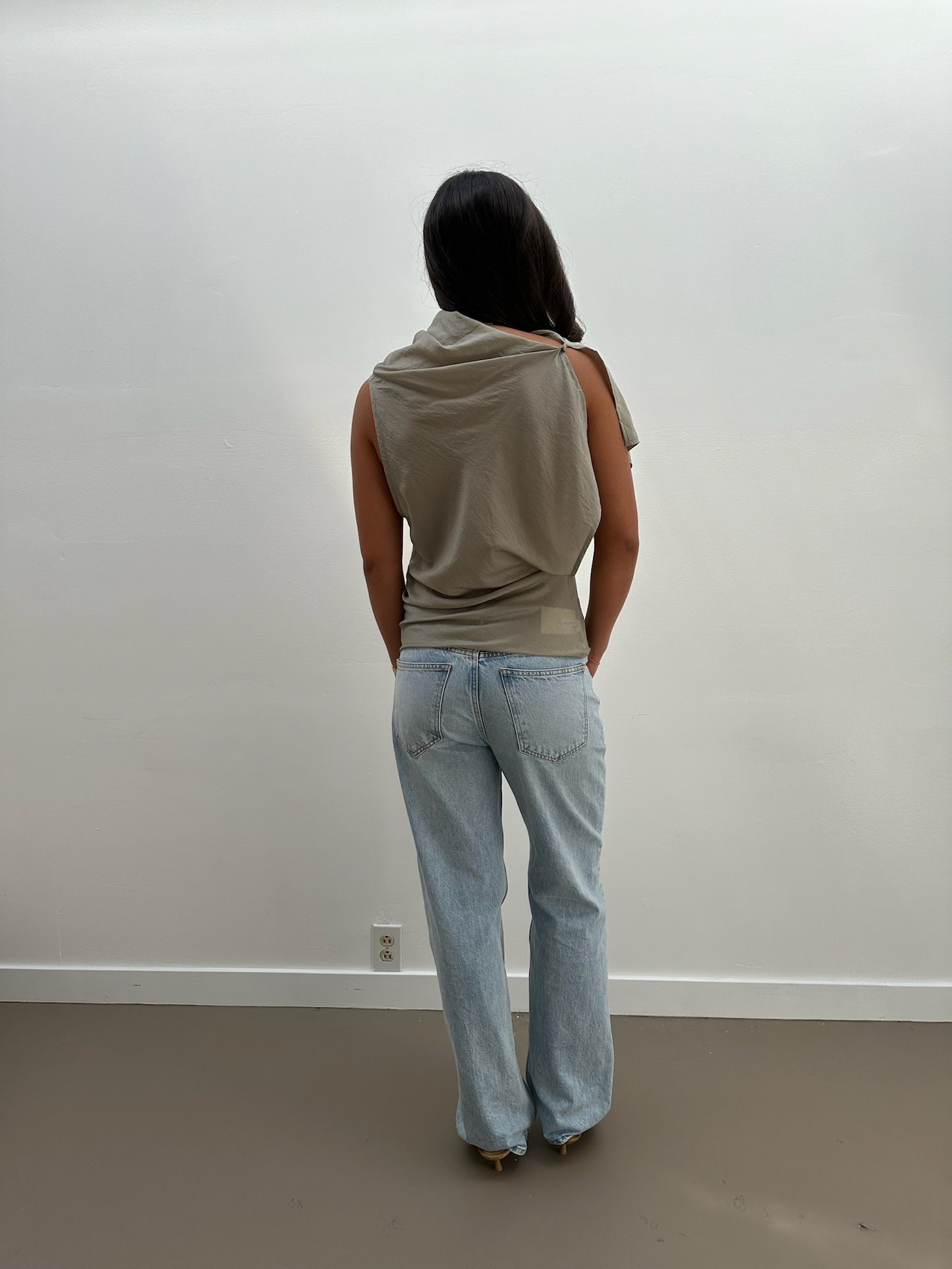 Reverie Top in Lichen