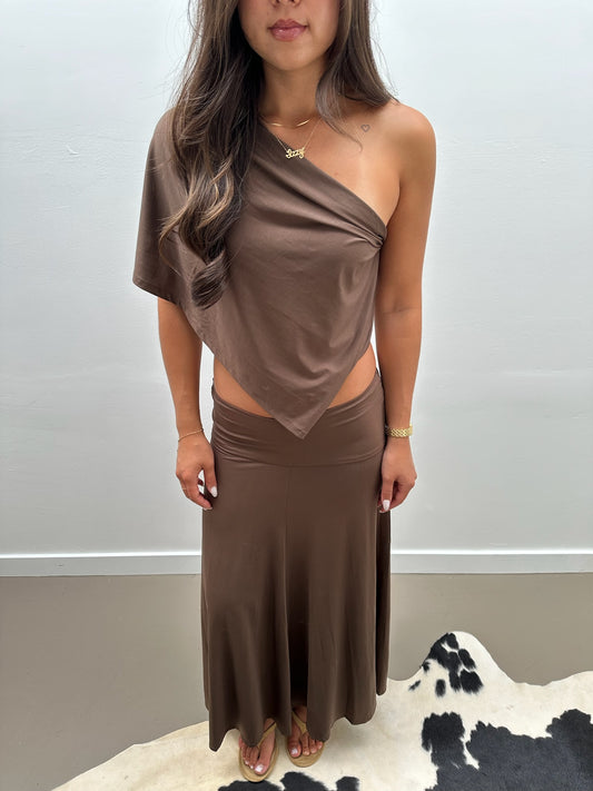 Rumi Skirt in Brown