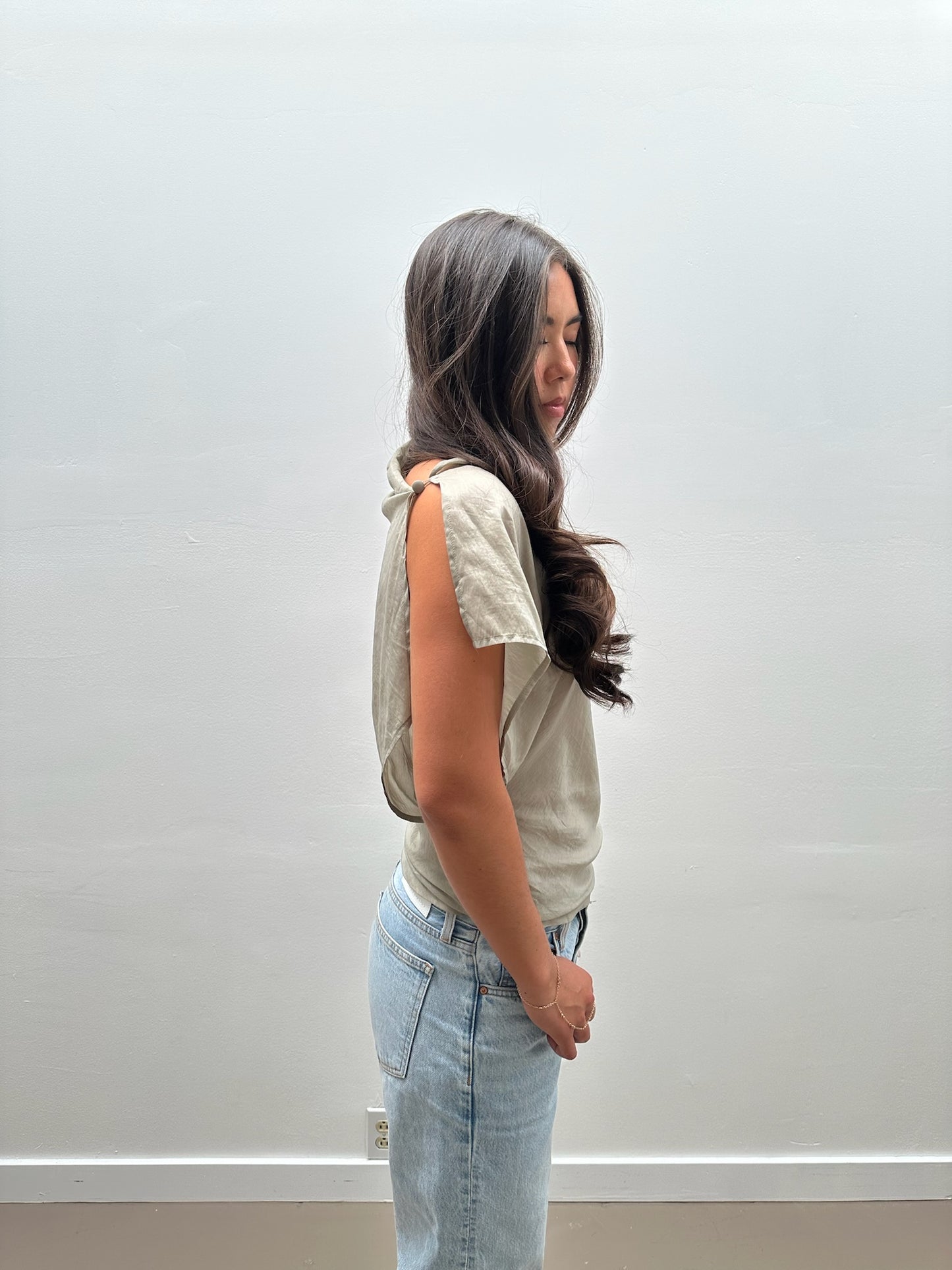 Reverie Top in Lichen
