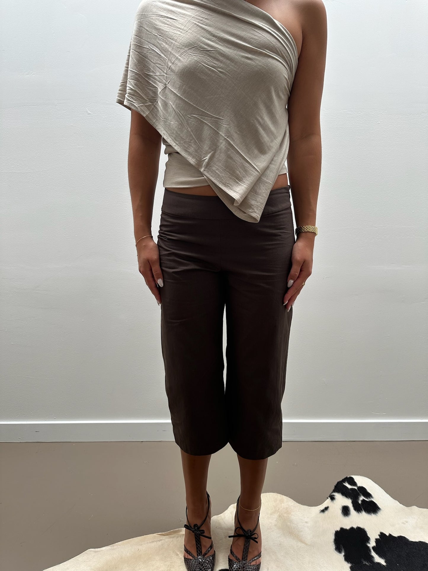 Miller Capri in Brown