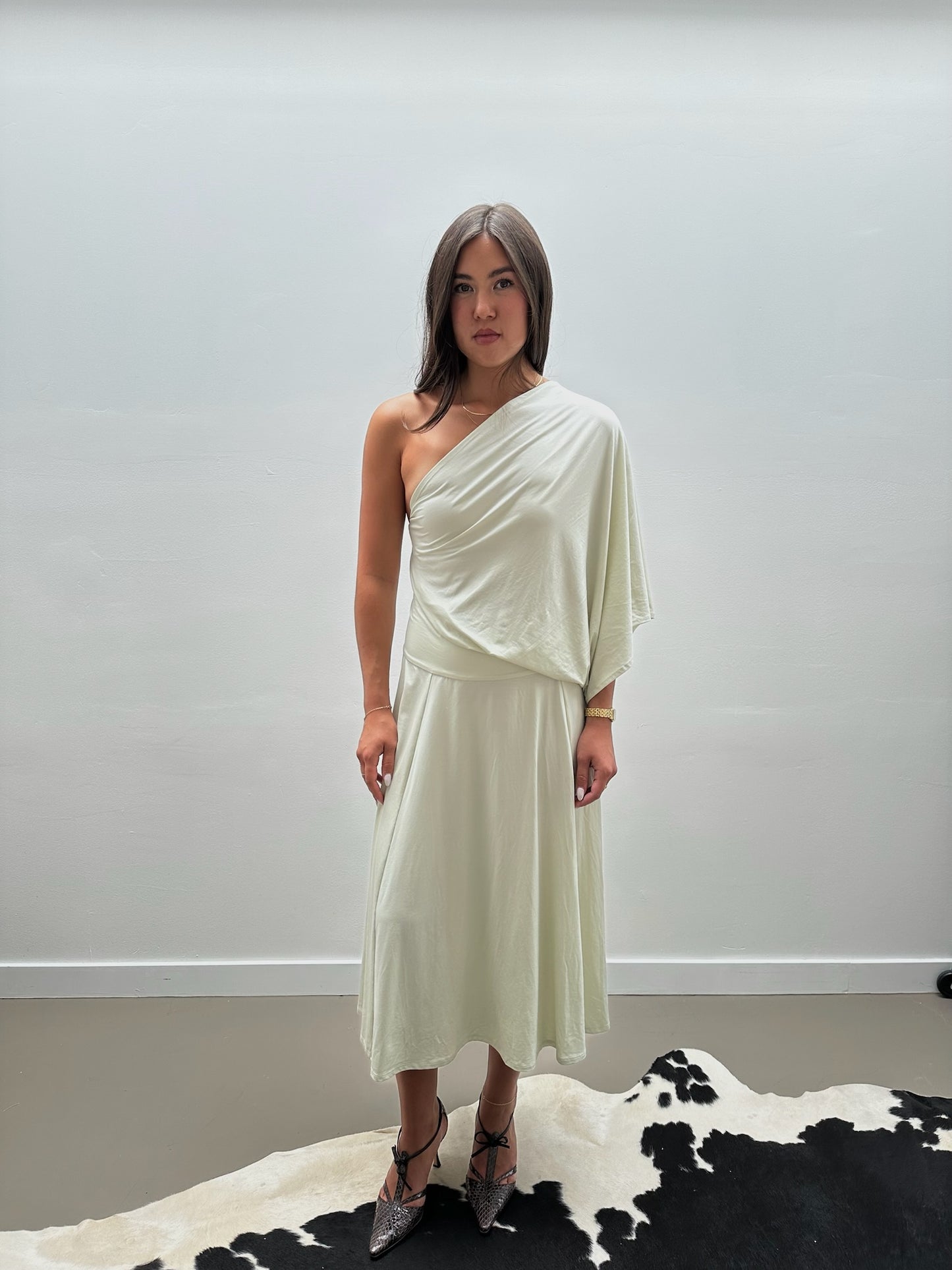 Arden Dress in Lichen