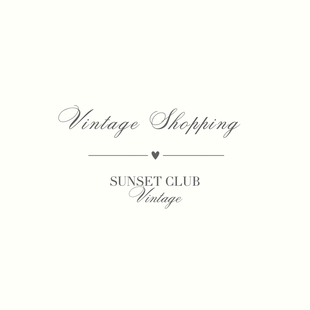 Vintage Shopping Appointment
