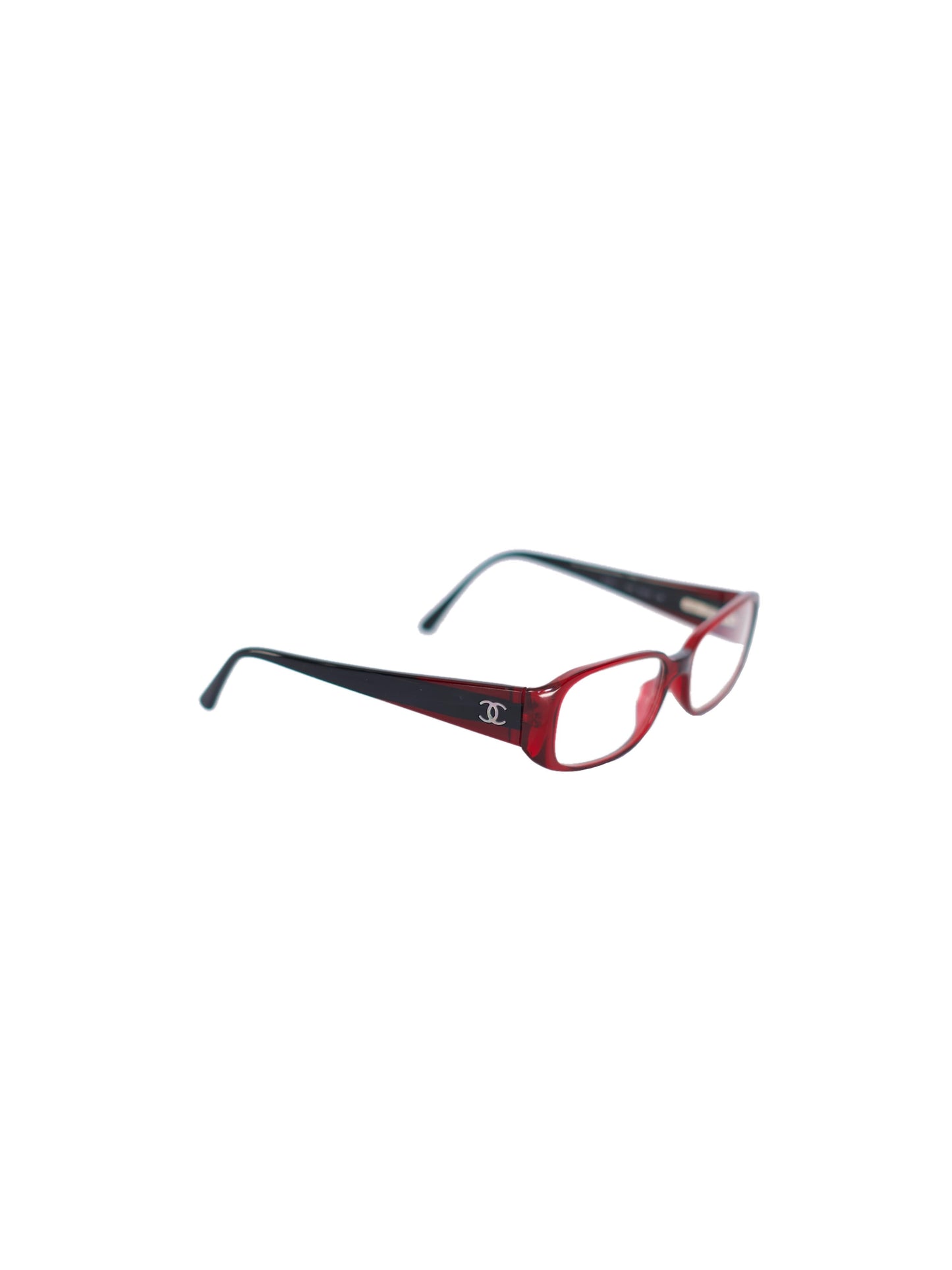 Chanel Square Eyeglasses - Red CC