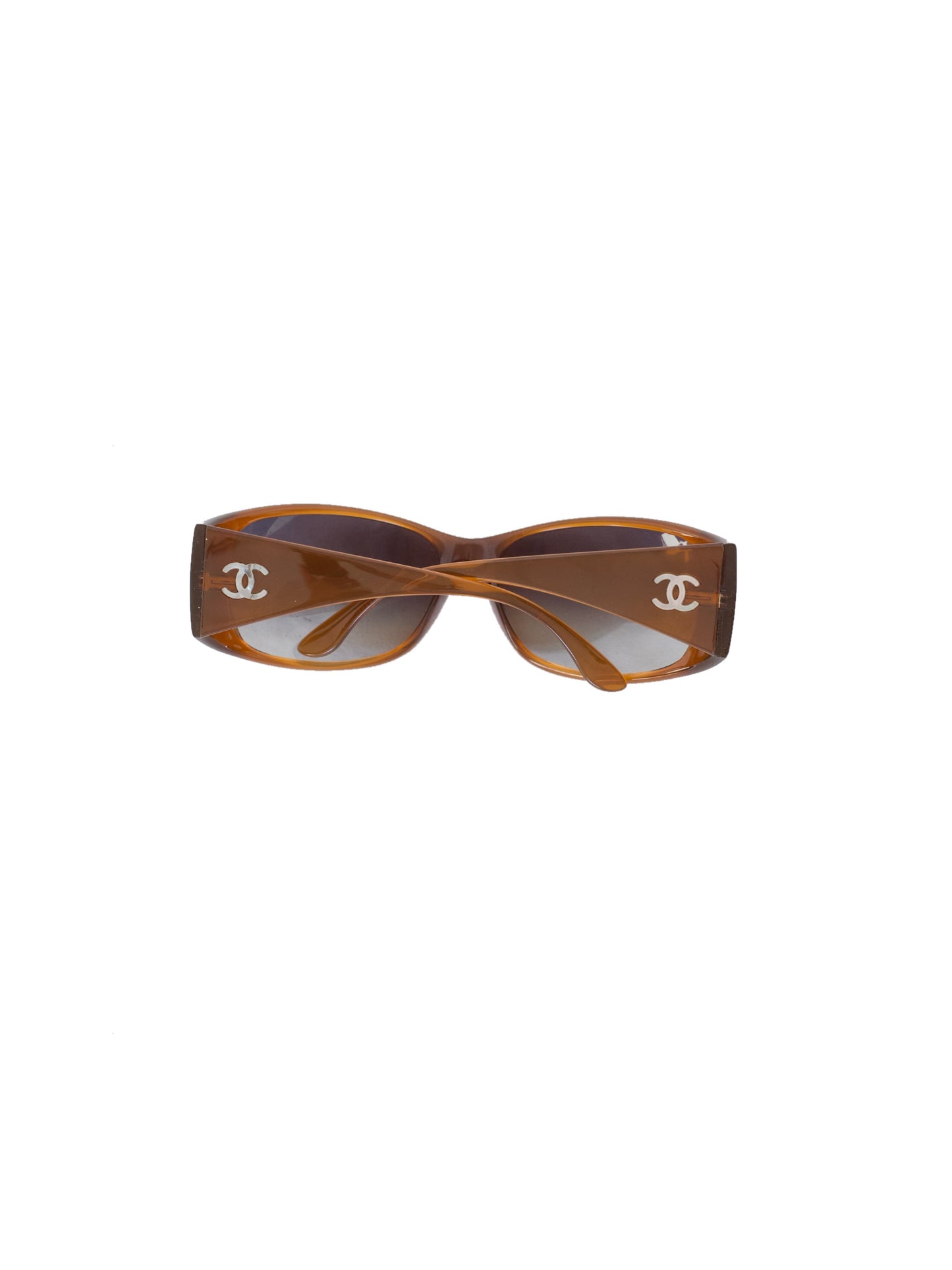Chanel Shield Sunglasses - Brown