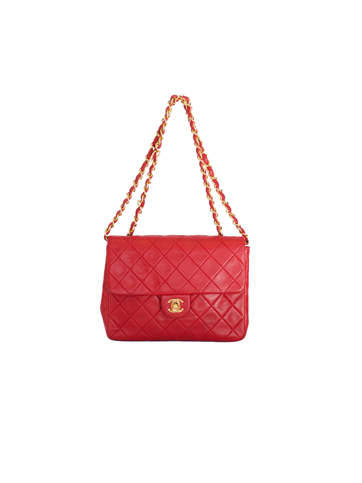 Chanel Classic Flap Bag - Red [24K Gold Hardware]