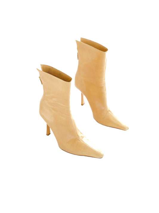 Jimmy Choo Leather Boots (36) - Tan