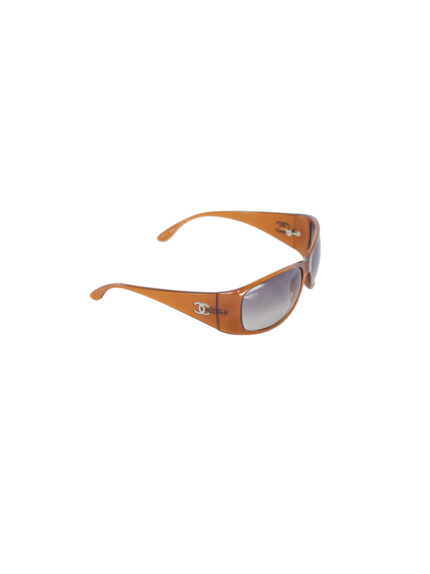 Chanel Shield Sunglasses - Brown