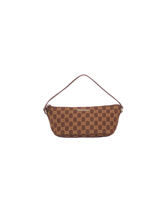 Gucci Boat Pochette - Brown