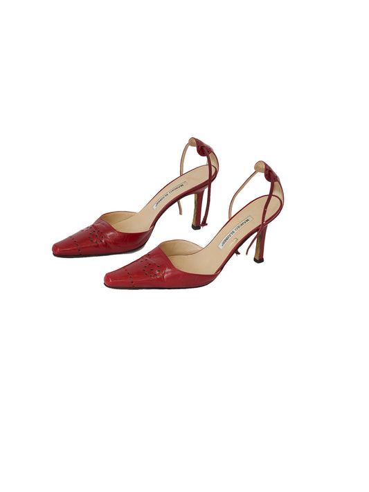 Cherry Red Manolos