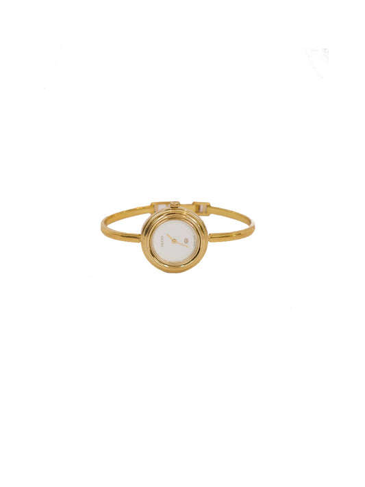 Gold Gucci Bangle Watch