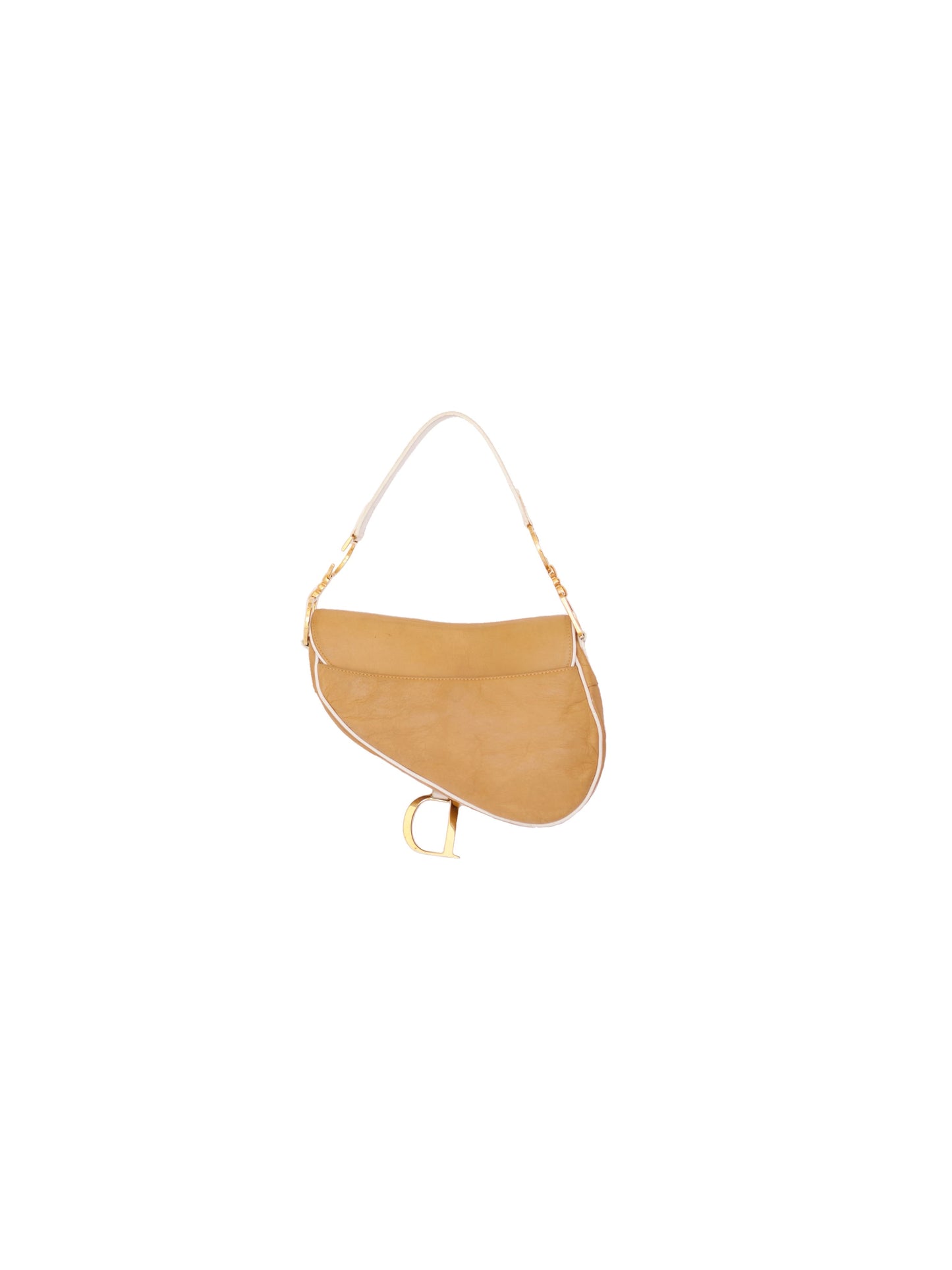Christian Dior Saddle Bag - Tan