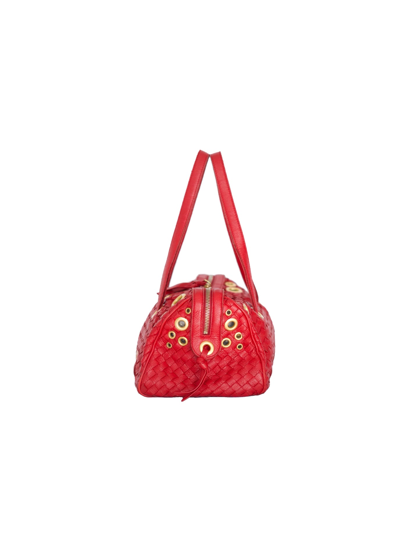 Bottega Veneta Grommet Bag - Red
