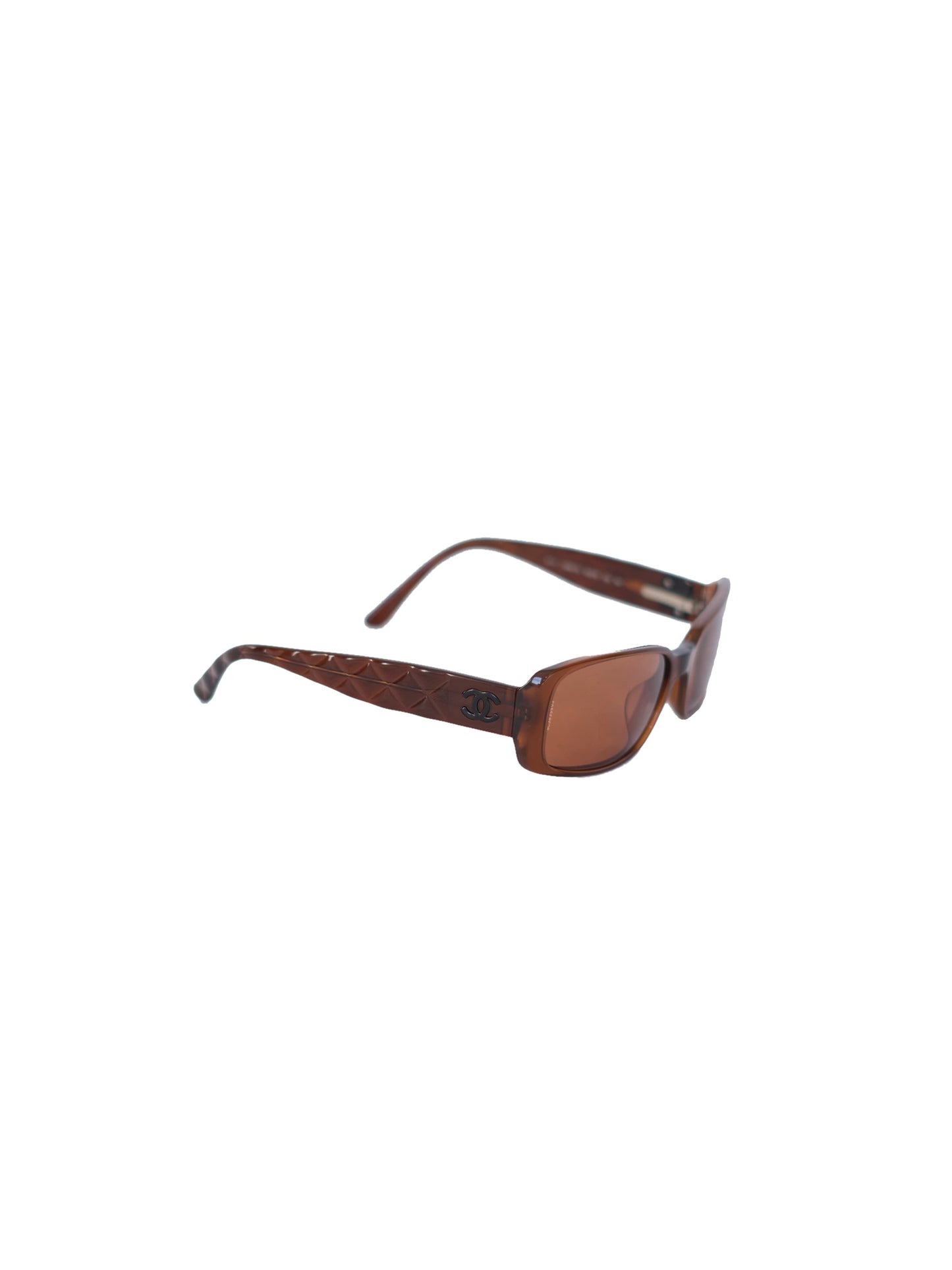 Chanel Quilted Sunglasses - Brown