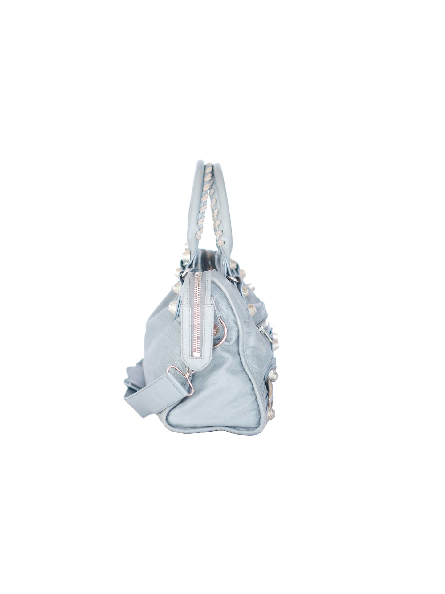 Balenciaga Motocross City Bag - Bluish Grey
