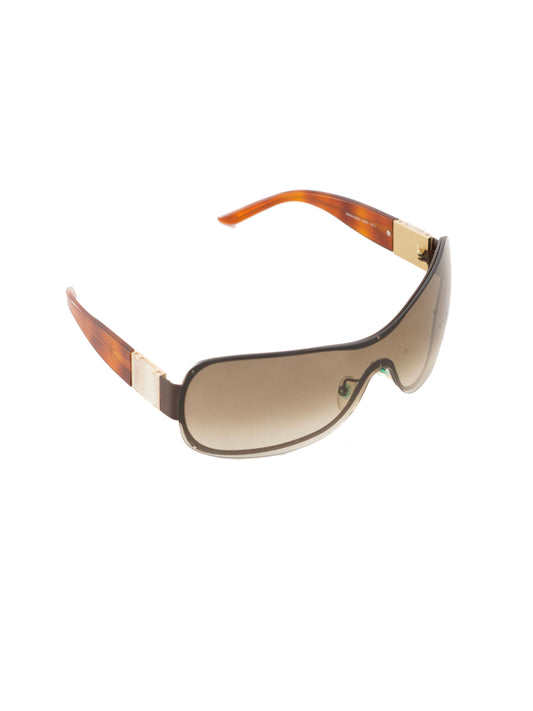 Christian Dior Shield Sunglasses - Brown Tortoise