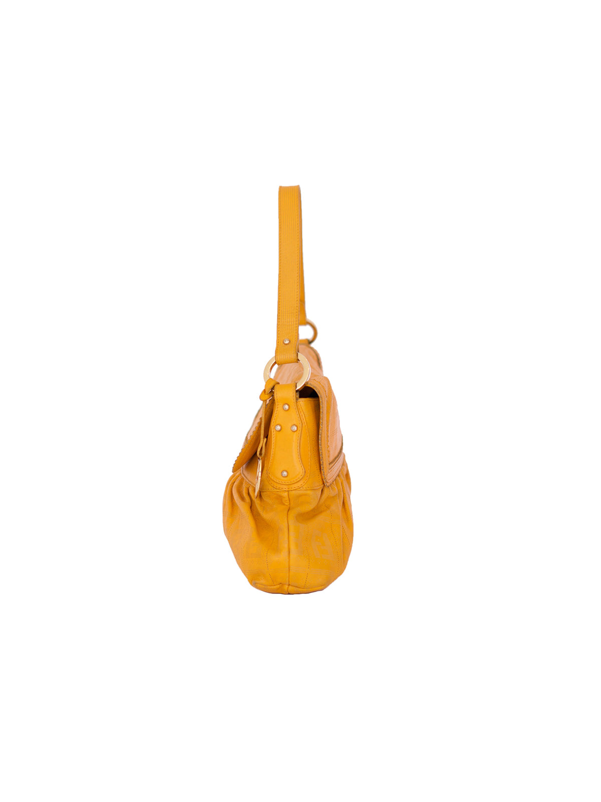 Orange Fendi Zucca Chef Bag