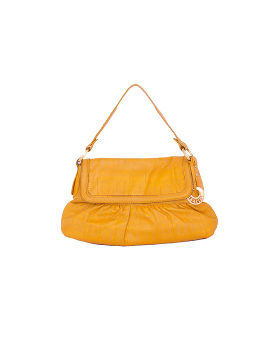 Orange Fendi Zucca Chef Bag