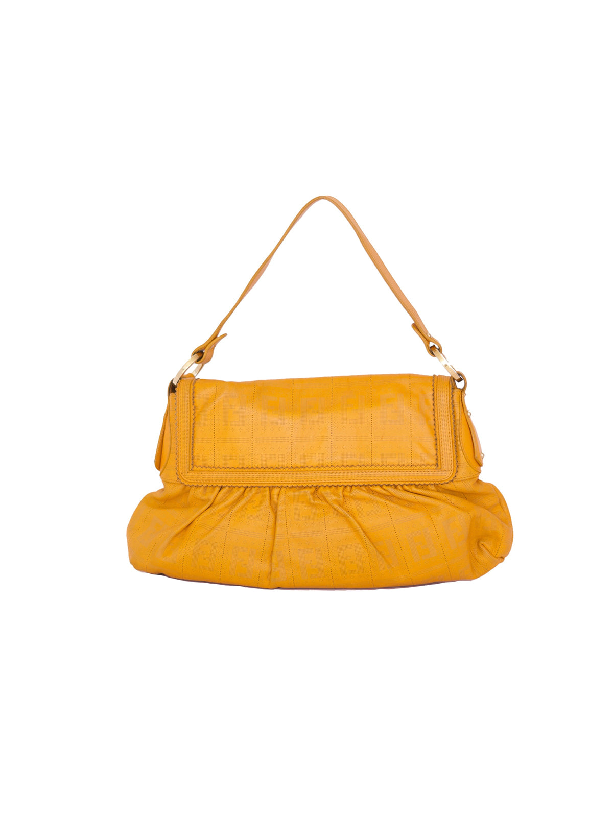 Orange Fendi Zucca Chef Bag
