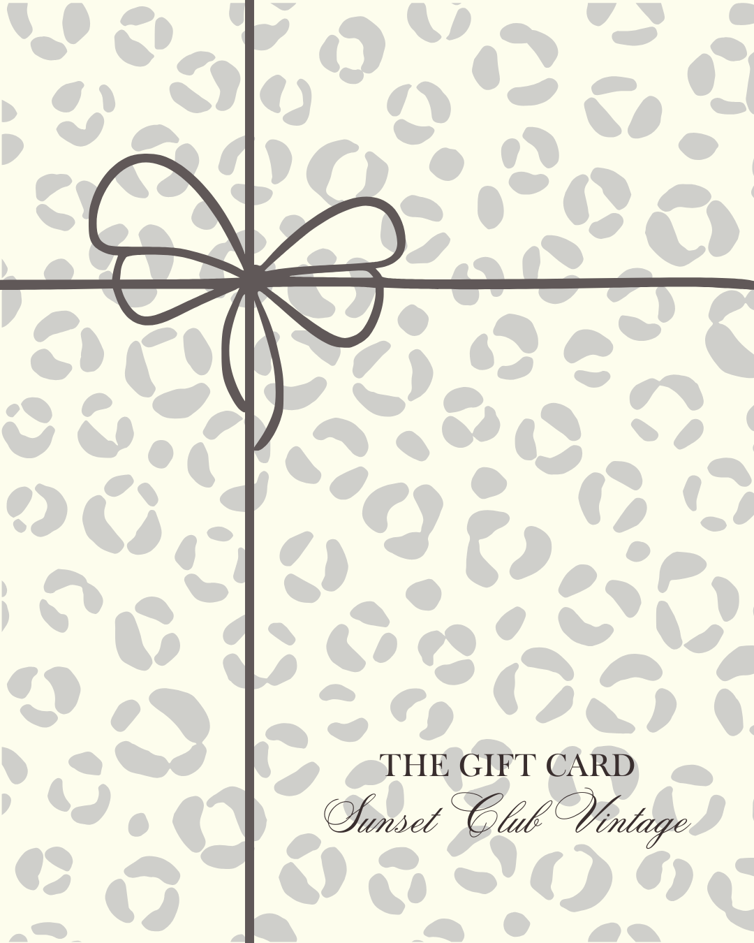 Sunset Club Vintage | Gift Card