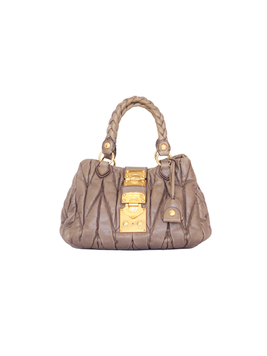 Miu Miu Coffer Bag - Dark Grey