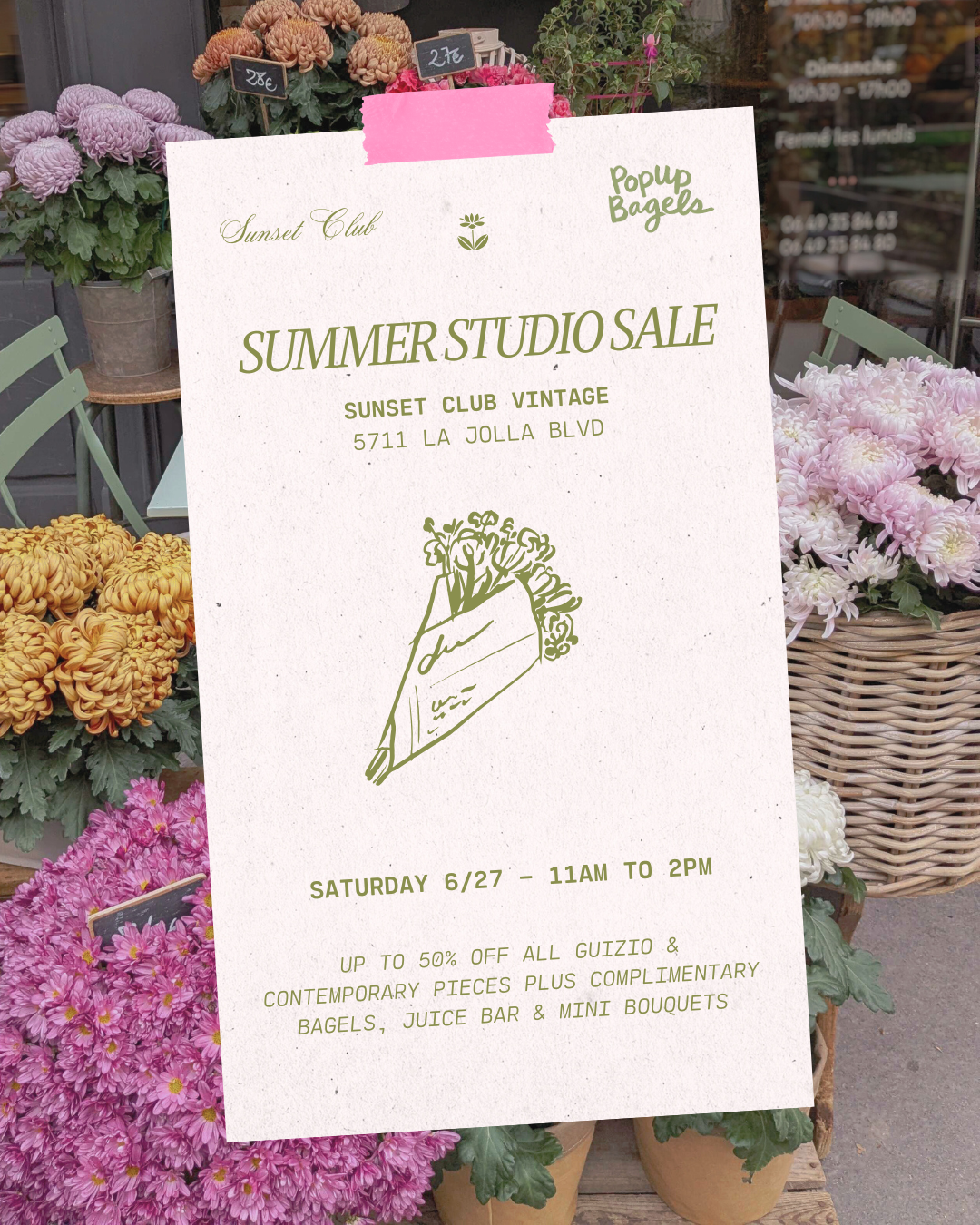 Sunset Club Summer Kick-off with PopUp Bagels